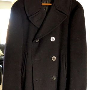 Naval Wool Pea Coat